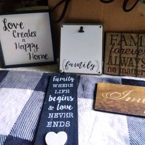 Love, family, hope decor